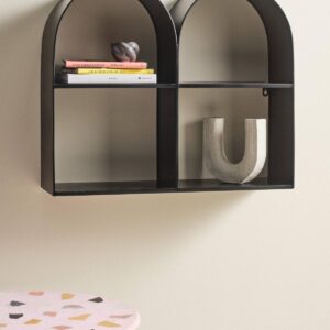 Westwing - Metalen Zwart Boog Plankjes Voor Babykamer Of Kinderkamer