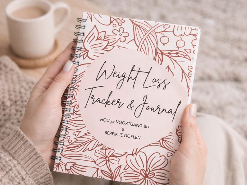 Weight Loss Tracker Afvaldagboek Afslanken Dieet Templatory